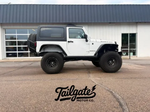 White 2013 Jeep Wrangler Rubicon Sport Utility 2D for sale in Fremont, NE