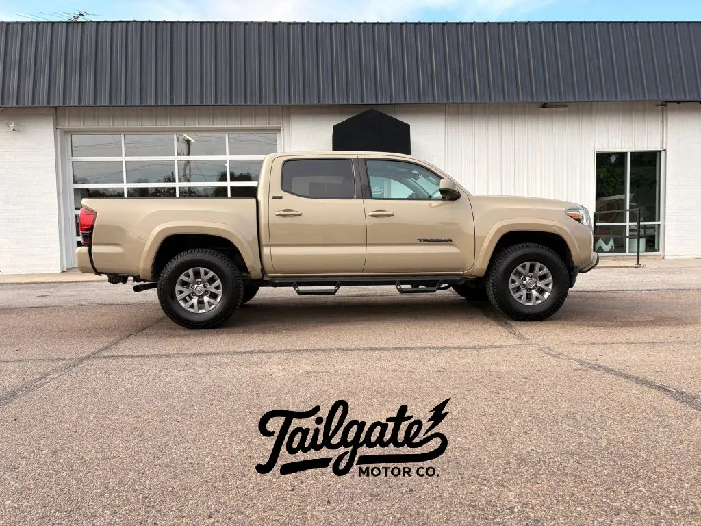 Beige 2019 Toyota Tacoma Double Cab SR5 Pickup 4D 5 ft for sale in Fremont, NE