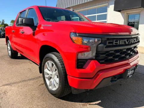 Photos of 2024 Chevrolet Silverado 1500 Crew Cab Custom Pickup 4D 5 3/4 ft for sale in Fremont, NE at Tailgate Motor Co. (Fremont North)