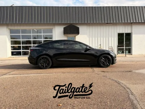 Black 2022 Tesla Model 3 Long Range Sedan 4D for sale in Fremont, NE