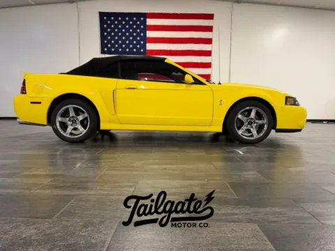 Yellow 2003 Ford Mustang Cobra Convertible 2D for sale in Fremont, NE