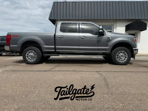 Gray 2022 Ford F250 Super Duty Crew Cab Lariat Pickup 4D 6 3/4 ft for sale in Fremont, NE
