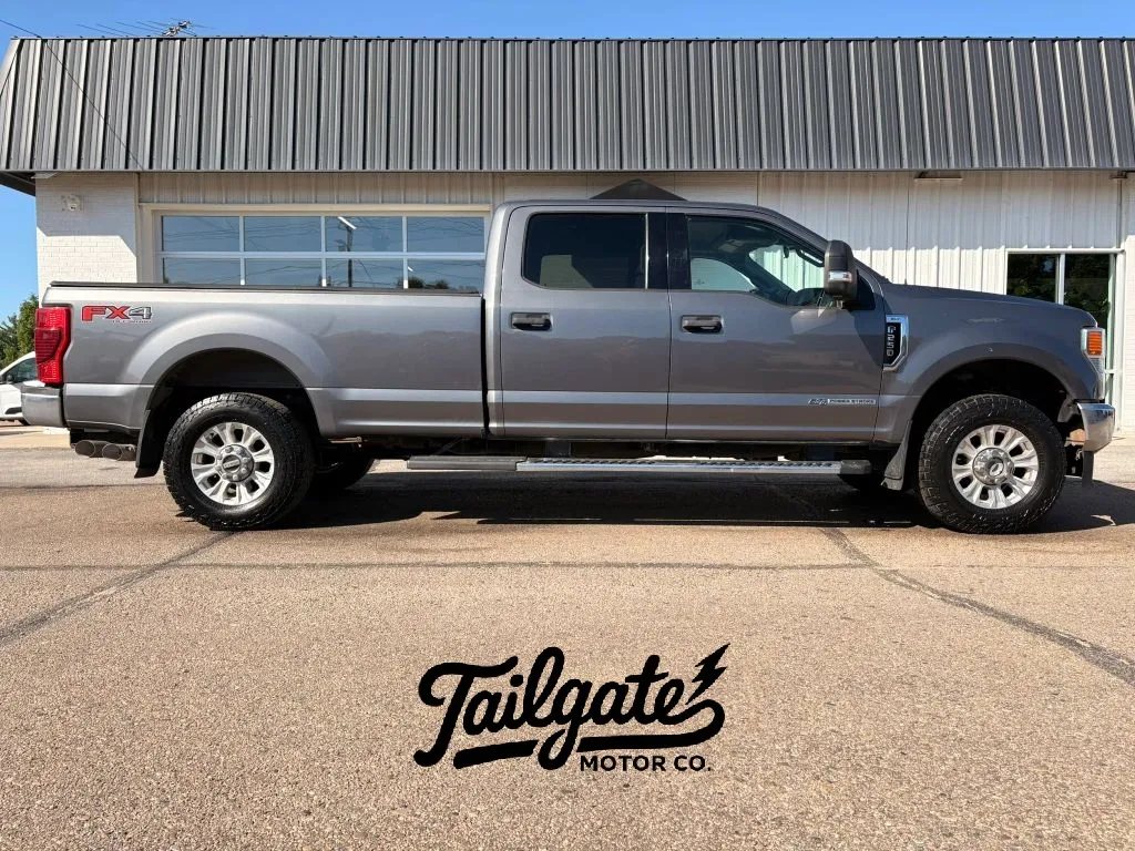 Gray 2021 Ford F250 Super Duty Crew Cab XLT Pickup 4D 8 ft for sale in Fremont, NE
