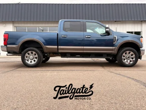 Blue 2017 Ford F250 Super Duty Crew Cab King Ranch Pickup 4D 6 3/4 ft for sale in Fremont, NE