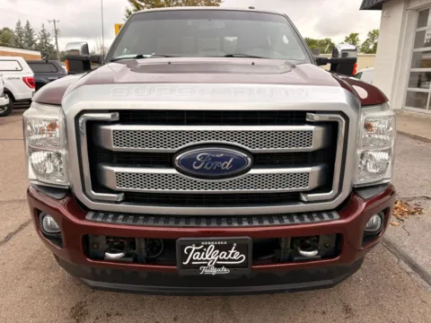 Another view of 2015 Ford F350 Super Duty Crew Cab Platinum Pickup 4D 8 ft for sale in Fremont, NE at Tailgate Motor Co. (Fremont North)