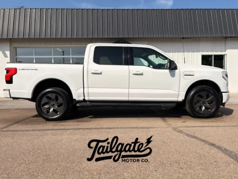 White 2022 Ford F-150 Lightning XLT Pickup 4D 5 1/2 ft for sale in Fremont, NE