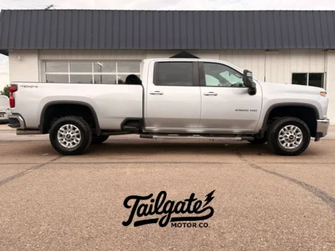 Silver 2023 Chevrolet Silverado 2500 HD Crew Cab LT Pickup 4D 8 ft for sale in Fremont, NE