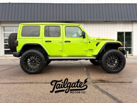 Green 2021 Jeep Wrangler Unlimited Rubicon Sport Utility 4D for sale in Fremont, NE