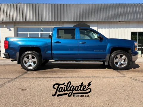 Blue 2015 Chevrolet Silverado 1500 Crew Cab LT Pickup 4D 5 3/4 ft for sale in Fremont, NE