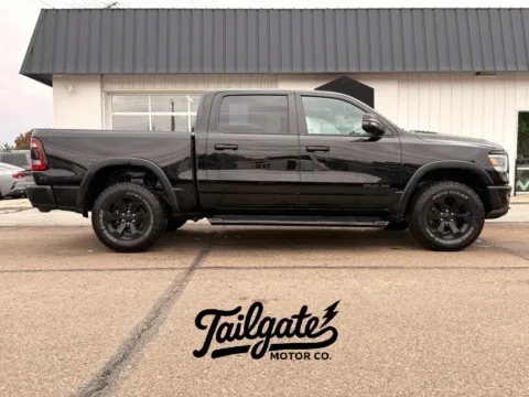 Black 2023 Ram 1500 Crew Cab Rebel Pickup 4D 5 1/2 ft for sale in Fremont, NE
