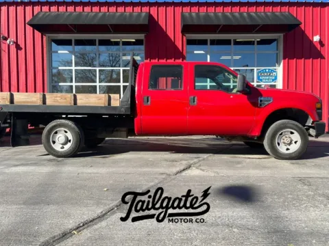 Red 2008 Ford F250 Super Duty Crew Cab XLT Pickup 4D 8 ft for sale in Fremont, NE