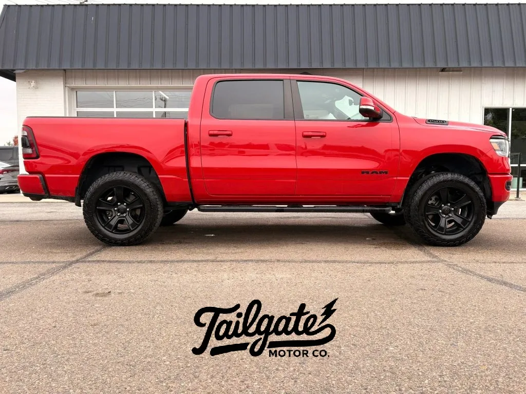 Red 2020 Ram 1500 Crew Cab Big Horn Pickup 4D 5 1/2 ft for sale in Fremont, NE