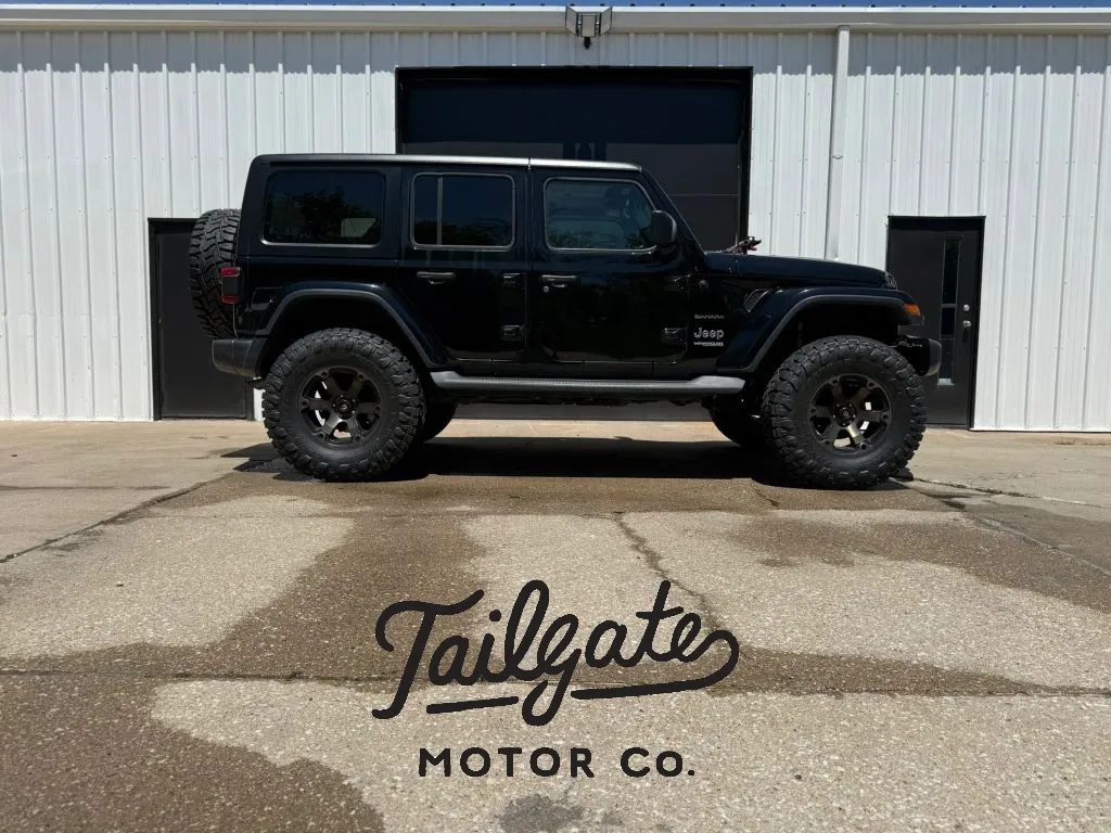 Black 2018 Jeep Wrangler Unlimited All New Sahara Sport Utility 4D for sale in Wahoo, NE