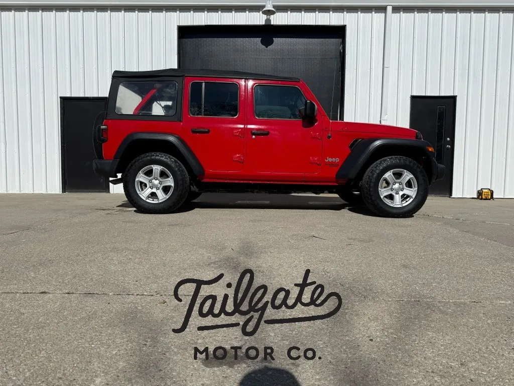 Red 2019 Jeep Wrangler Unlimited Sport S Sport Utility 4D for sale in Wahoo, NE