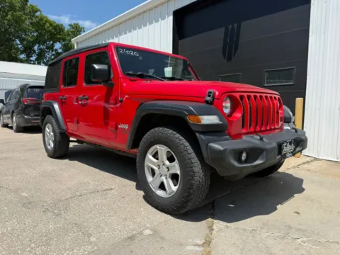 More photos of 2019 Jeep Wrangler Unlimited Sport S Sport Utility 4D at Tailgate Motor Co. (Wahoo), NE