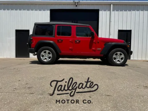 Red 2019 Jeep Wrangler Unlimited Sport S Sport Utility 4D for sale in Wahoo, NE