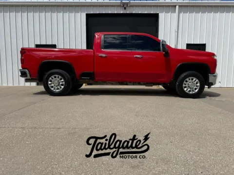 Red 2022 Chevrolet Silverado 2500 HD Crew Cab LTZ Pickup 4D 6 1/2 ft for sale in Wahoo, NE