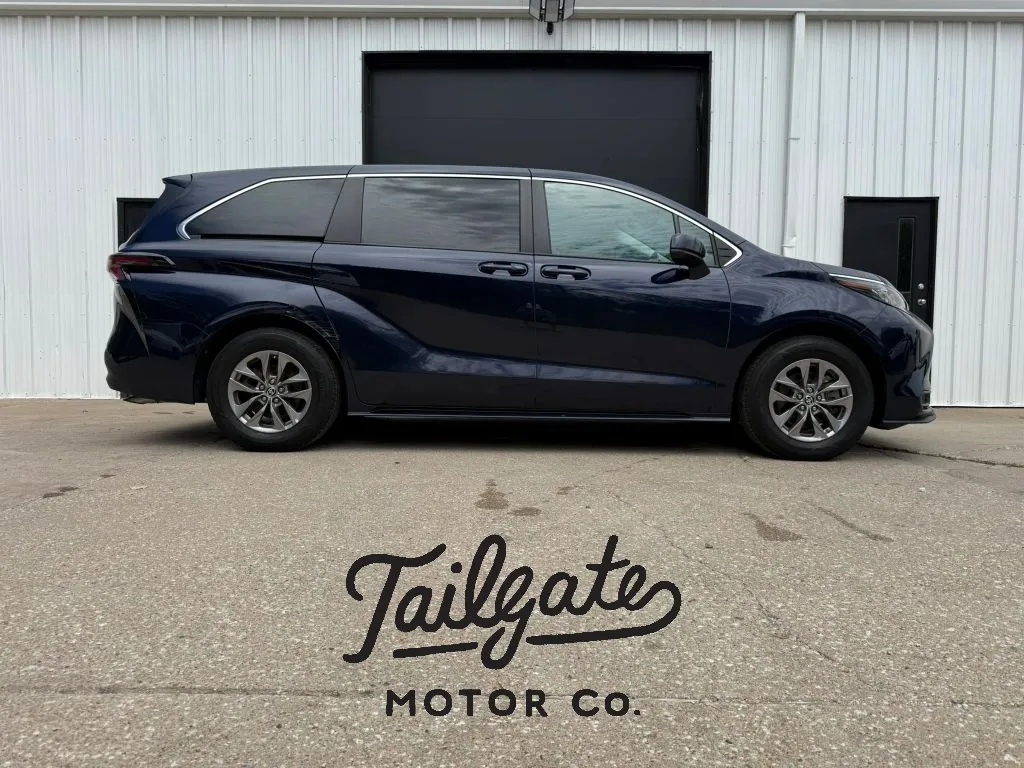 Blue 2023 Toyota Sienna LE Minivan 4D for sale in Wahoo, NE