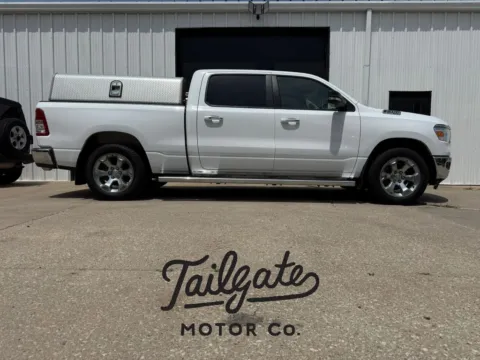 White 2019 Ram 1500 Crew Cab Big Horn Pickup 4D 6 1/3 ft for sale in Wahoo, NE