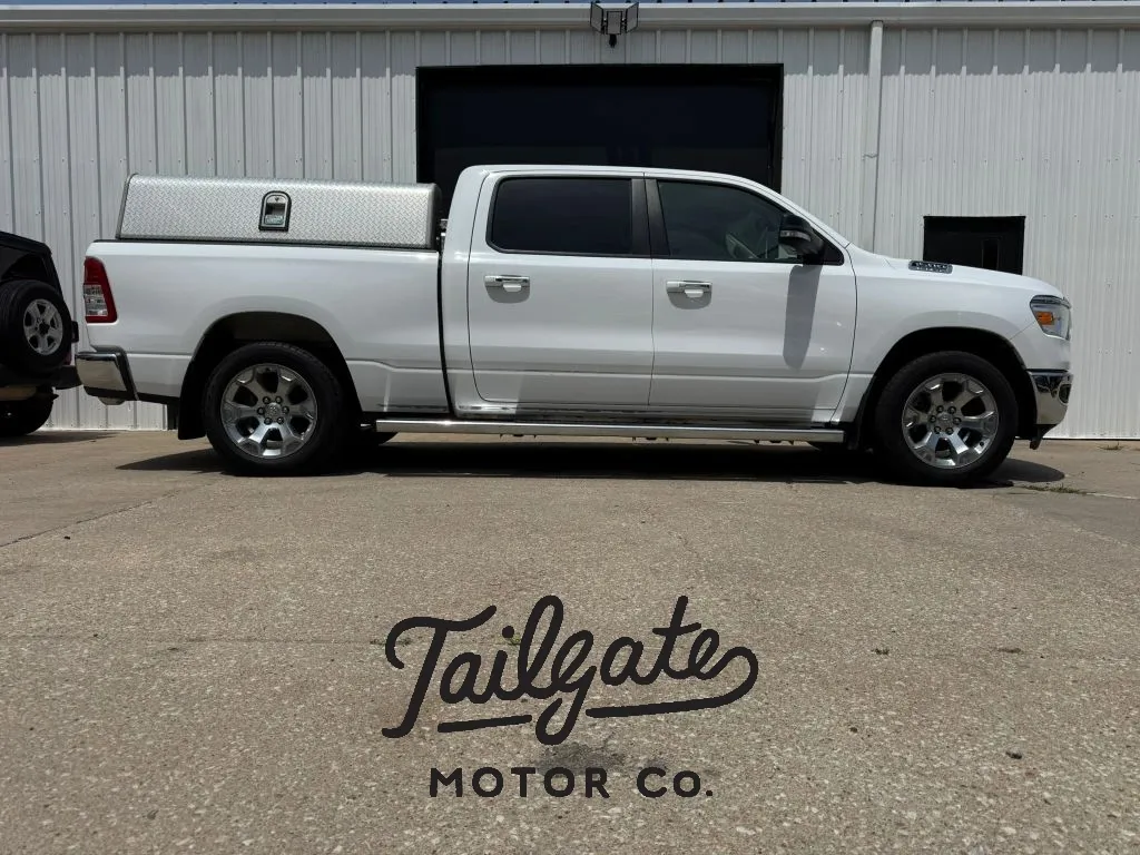 White 2019 Ram 1500 Crew Cab Big Horn Pickup 4D 6 1/3 ft for sale in Wahoo, NE