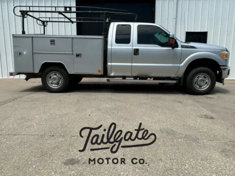 Silver 2012 Ford F250 Super Duty Super Cab XLT Pickup 4D 8 ft for sale in Wahoo, NE