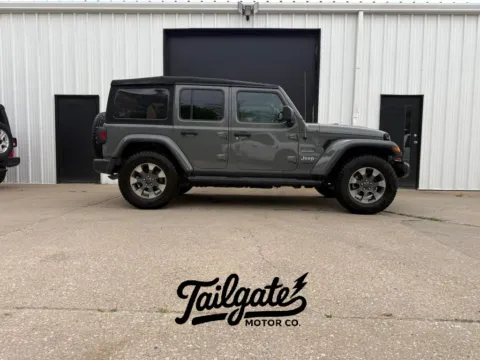 Gray 2021 Jeep Wrangler Unlimited Sahara Sport Utility 4D for sale in Wahoo, NE
