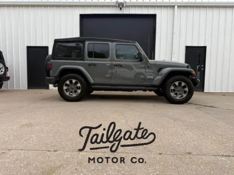 Gray 2021 Jeep Wrangler Unlimited Sahara Sport Utility 4D for sale in Wahoo, NE