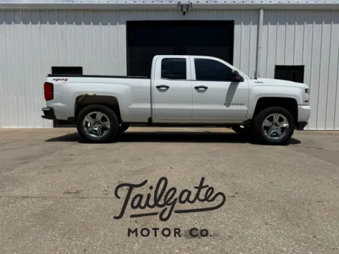 White 2016 Chevrolet Silverado 1500 Double Cab Custom Pickup 4D 6 1/2 ft for sale in Wahoo, NE
