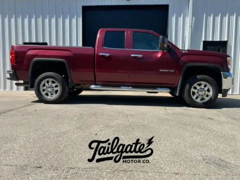 Red 2015 GMC Sierra 2500 HD Double Cab SLE Pickup 4D 6 1/2 ft for sale in Wahoo, NE