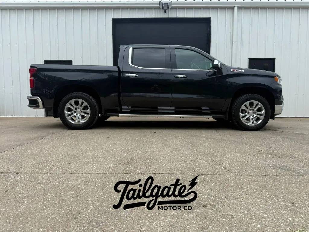 Gray 2024 Chevrolet Silverado 1500 Crew Cab LTZ Pickup 4D 5 3/4 ft for sale in Wahoo, NE