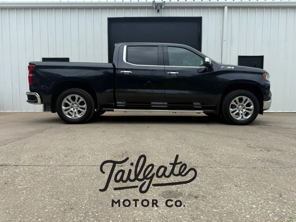 Gray 2024 Chevrolet Silverado 1500 Crew Cab LTZ Pickup 4D 5 3/4 ft for sale in Wahoo, NE