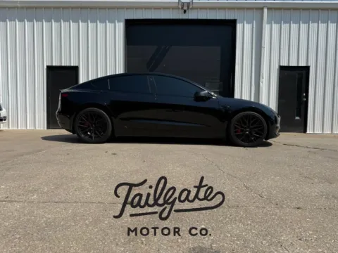 Black 2021 Tesla Model 3 Performance Sedan 4D for sale in Wahoo, NE