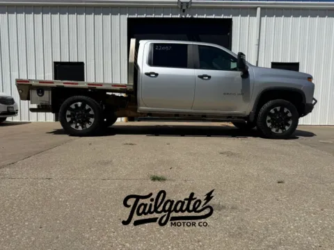 Gray 2020 Chevrolet Silverado 2500 HD Crew Cab Custom Pickup 4D 6 1/2 ft for sale in Wahoo, NE