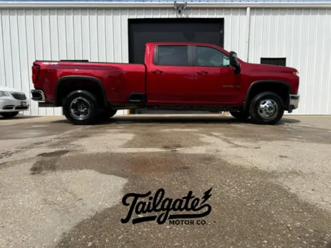 Red 2022 Chevrolet Silverado 3500 HD Crew Cab LT Pickup 4D 8 ft for sale in Wahoo, NE