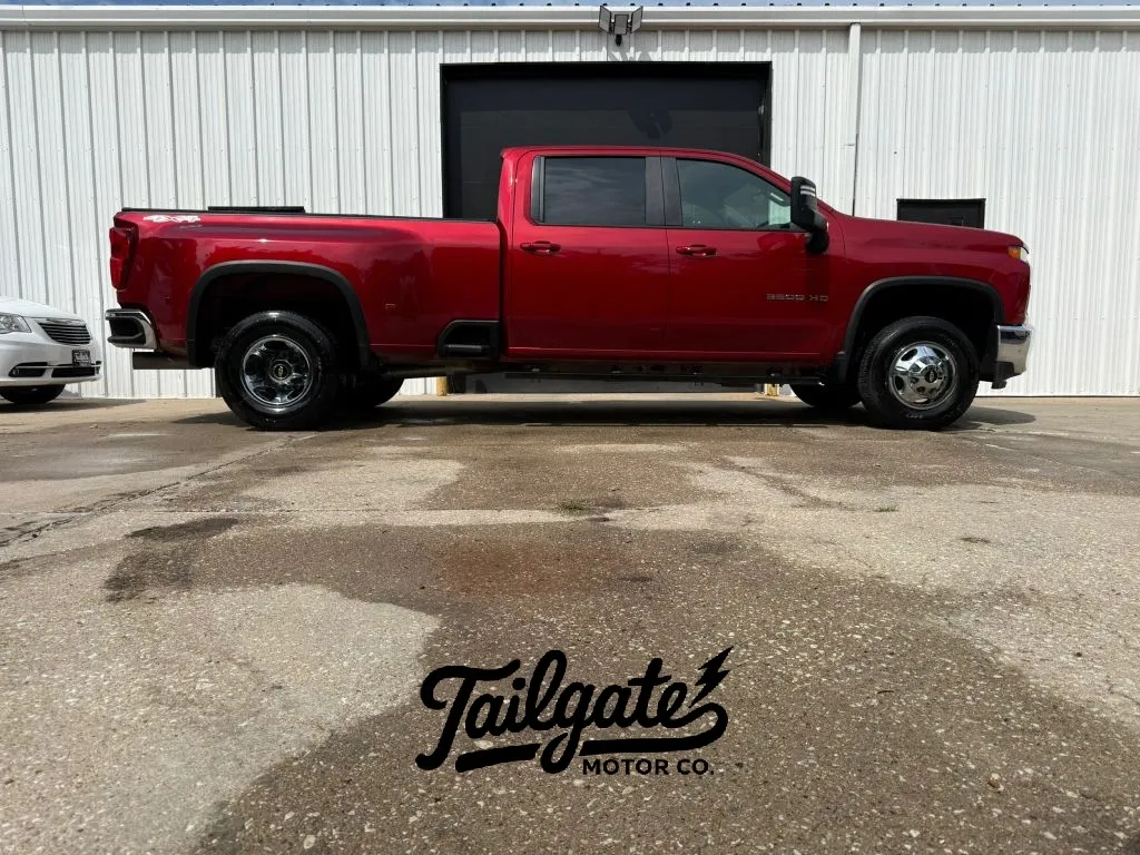 Red 2022 Chevrolet Silverado 3500 HD Crew Cab LT Pickup 4D 8 ft for sale in Wahoo, NE