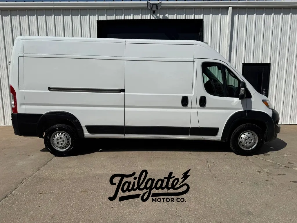 White 2025 Ram ProMaster Cargo Van 2500 Tradesman High Roof w/159' WB Van 3D for sale in Wahoo, NE