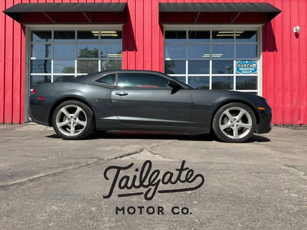 Gray 2015 Chevrolet Camaro LT Coupe 2D for sale in Fremont, NE