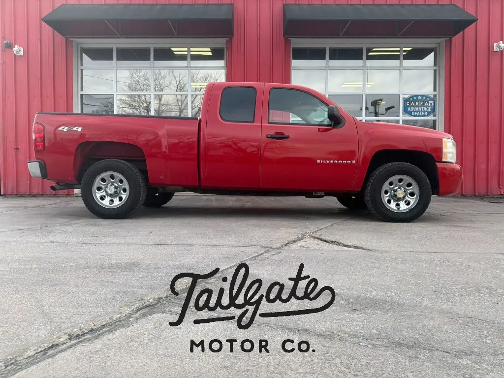 Red 2008 Chevrolet Silverado 1500 Extended Cab Work Truck Pickup 4D 6 1/2 ft for sale in Fremont, NE