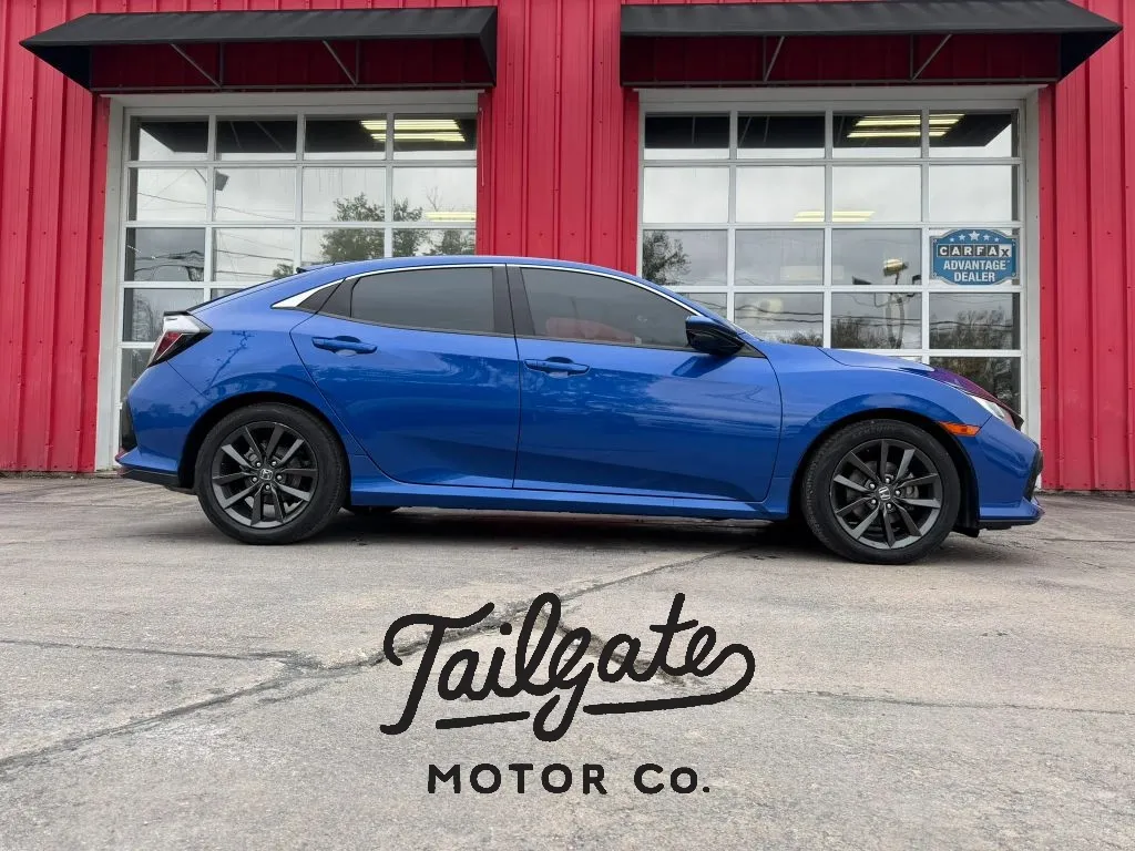 Blue 2020 Honda Civic EX-L Hatchback 4D for sale in Fremont, NE
