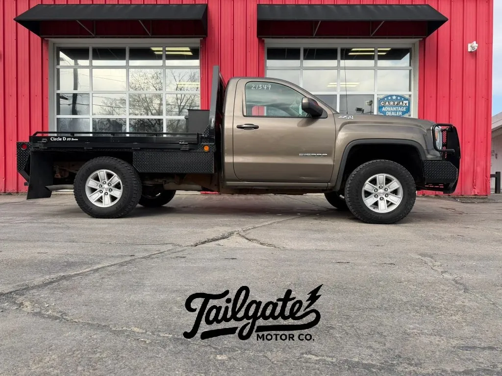 Beige 2015 GMC Sierra 1500 Regular Cab SLE Pickup 2D 8 ft for sale in Fremont, NE