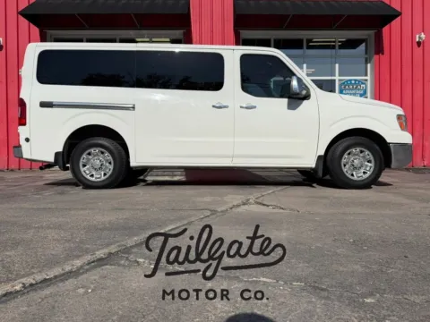 White 2019 Nissan NV3500 HD Passenger SV Van 3D for sale in Fremont, NE
