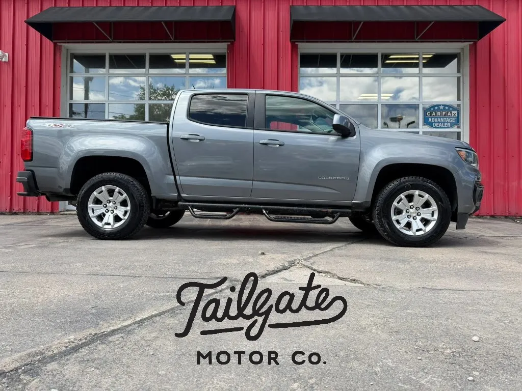 Gray 2021 Chevrolet Colorado Crew Cab LT Pickup 4D 5 ft for sale in Fremont, NE