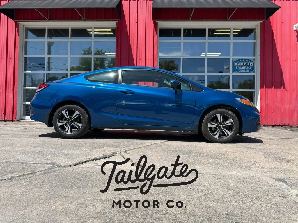Blue 2015 Honda Civic EX Coupe 2D for sale in Fremont, NE