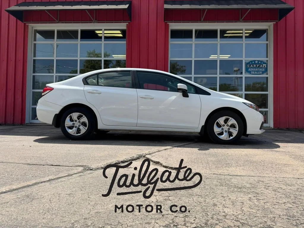 White 2015 Honda Civic LX Sedan 4D for sale in Fremont, NE