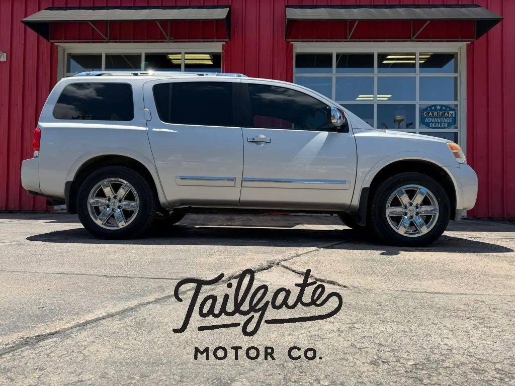 Silver 2013 Nissan Armada Platinum Sport Utility 4D for sale in Fremont, NE