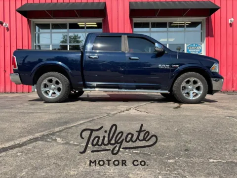 Blue 2017 Ram 1500 Crew Cab Laramie Pickup 4D 5 1/2 ft for sale in Fremont, NE
