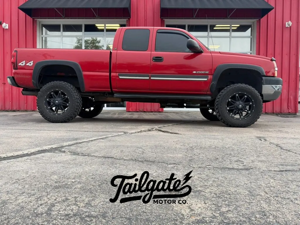 Red 2003 Chevrolet Silverado 2500 HD Extended Cab LT Pickup 4D 6 1/2 ft for sale in Fremont, NE