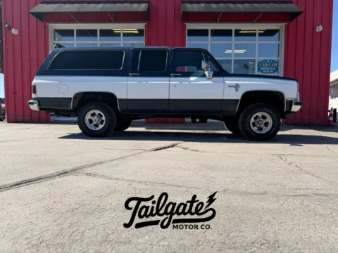 Blue 1985 Chevrolet Suburban 1500 Scottsdale 4D SUV 4WD for sale in Fremont, NE