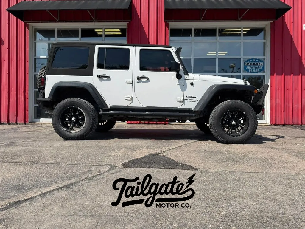 White 2012 Jeep Wrangler Unlimited Sport SUV 4D for sale in Fremont, NE