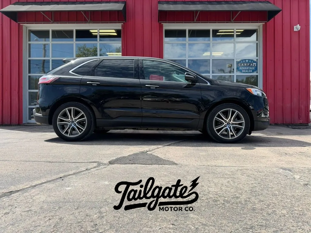 Black 2020 Ford Edge Titanium Sport Utility 4D for sale in Fremont, NE